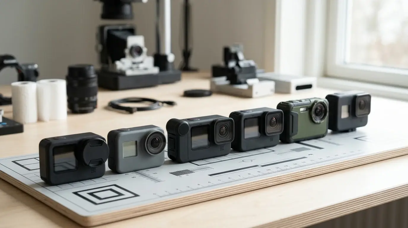 Actionkamera test 2026: 7 modeller | Videokamera.dk