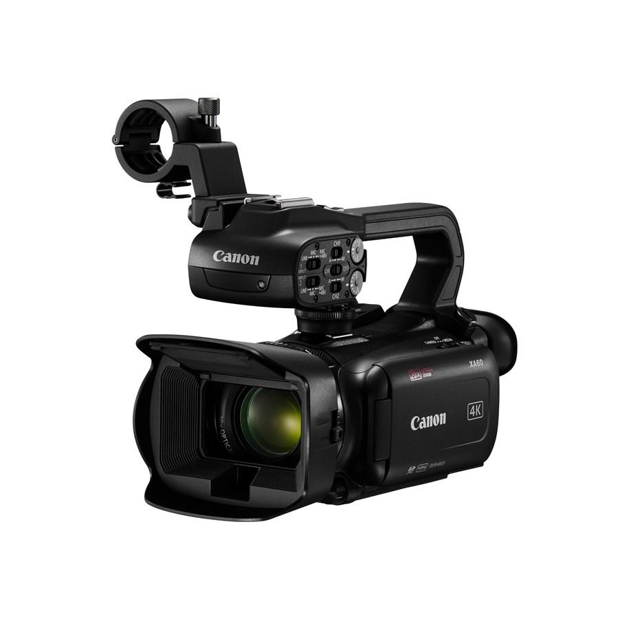 Canon XA60 professionelt 4K-videokamera med topgreb og modlysblænde