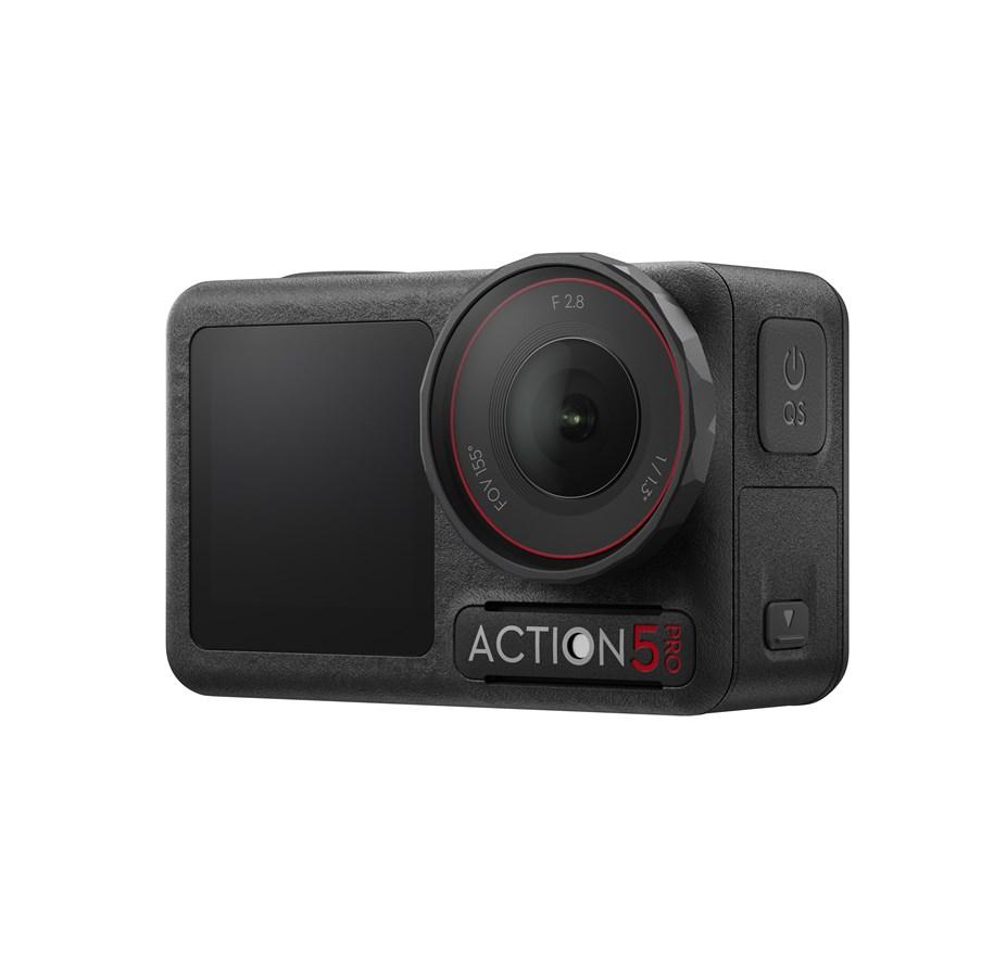 DJI Osmo Action 5 Pro med frontskærm og objektiv