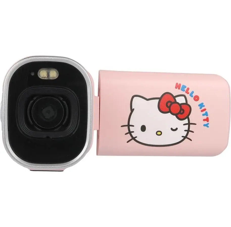 Lyserødt Yashica DigiPocket videokamera med Hello Kitty-design